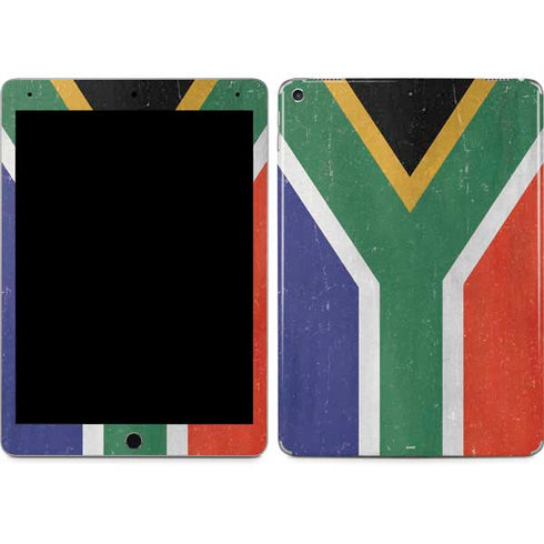 South Africa Flag Distressed iPad Skins